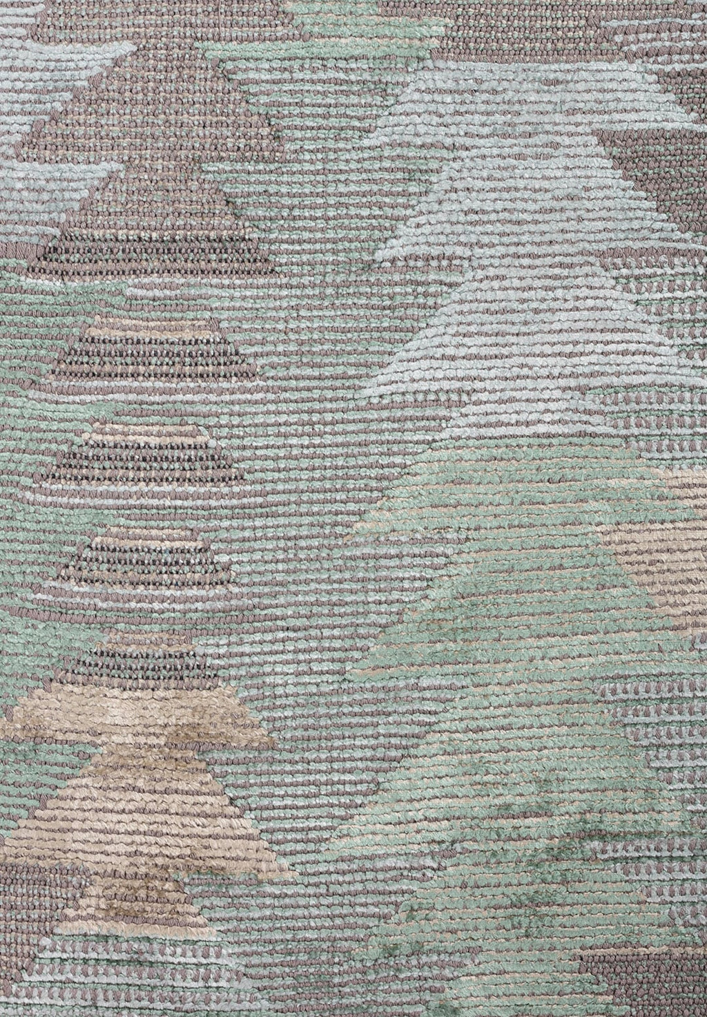 Clan River Green - Ice Blue Rug