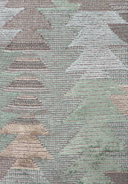 Clan River Green - Ice Blue Rug