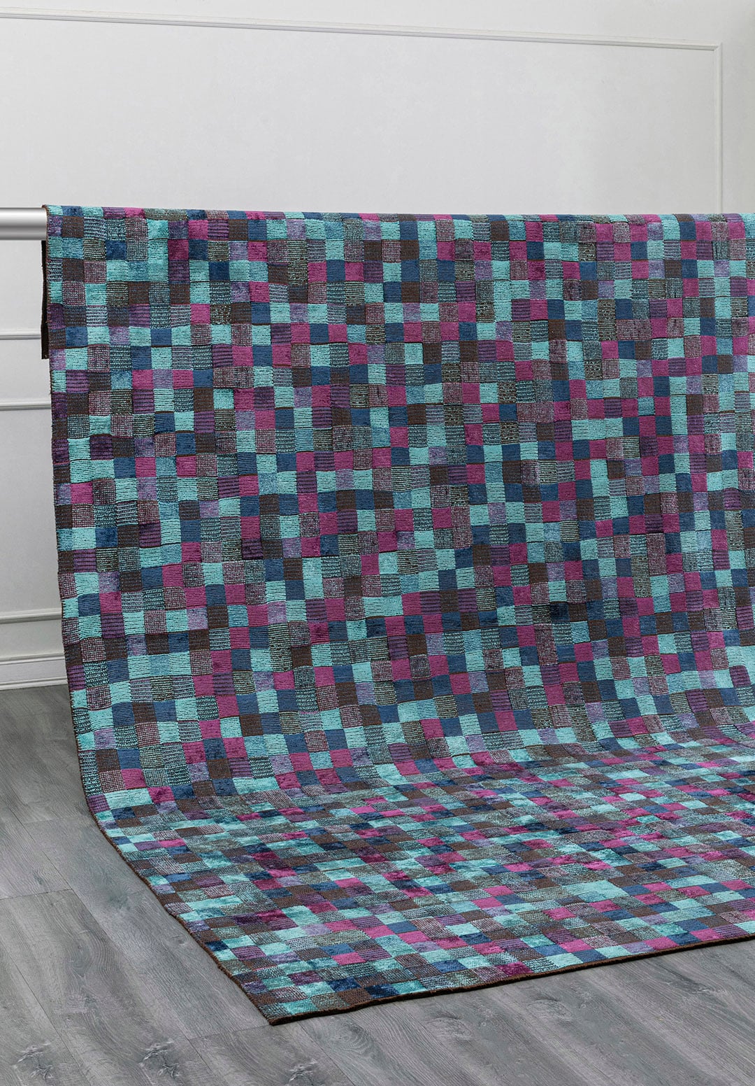 Tessell Purple - Turquoise Rug