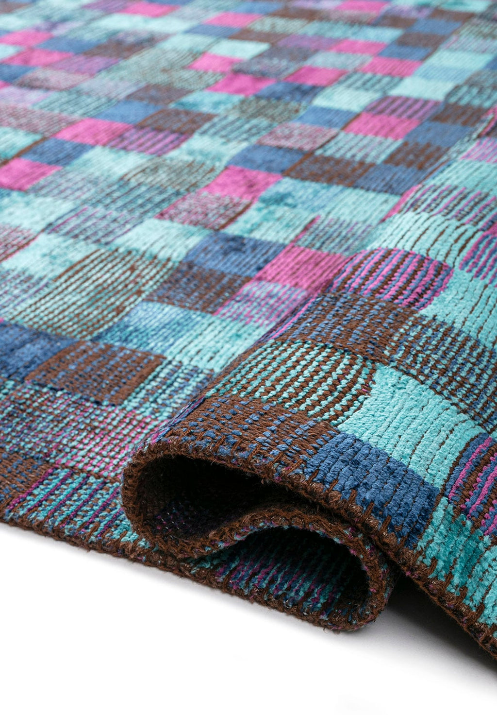 Tessell Purple - Turquoise Rug