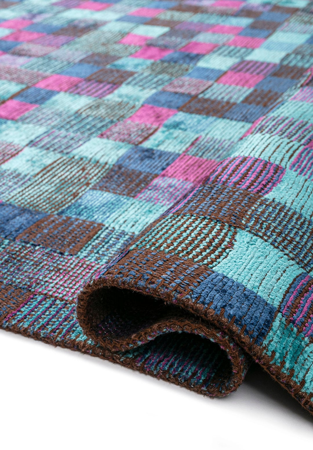 Tessell Purple - Turquoise Rug