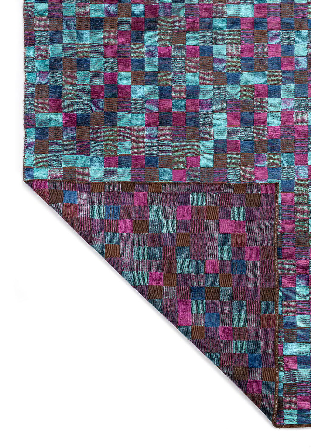 Tessell Purple - Turquoise Rug