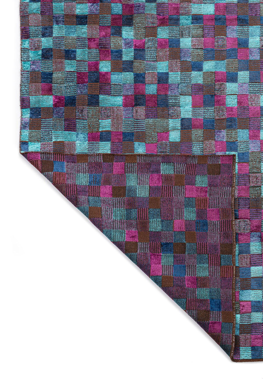 Tessell Purple - Turquoise Rug