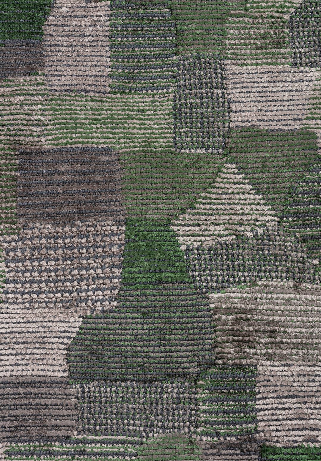 Dune Anthracite - Forest Green Rug