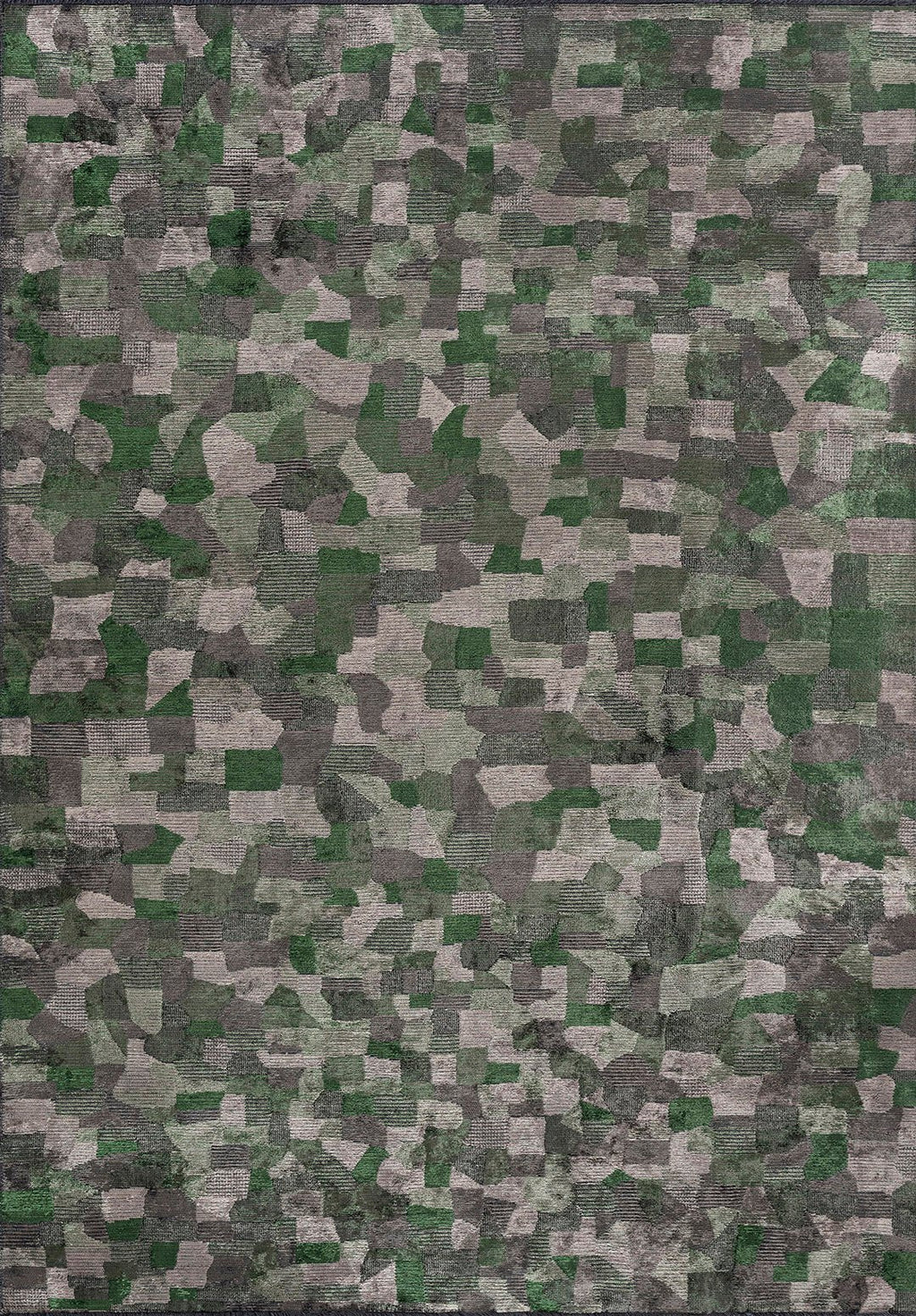 Dune Anthracite - Forest Green Rug