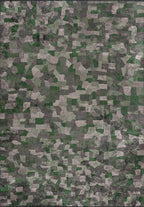 Dune Anthracite - Forest Green Rug