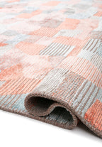 Dune Light Coral - Ice Blue Rug