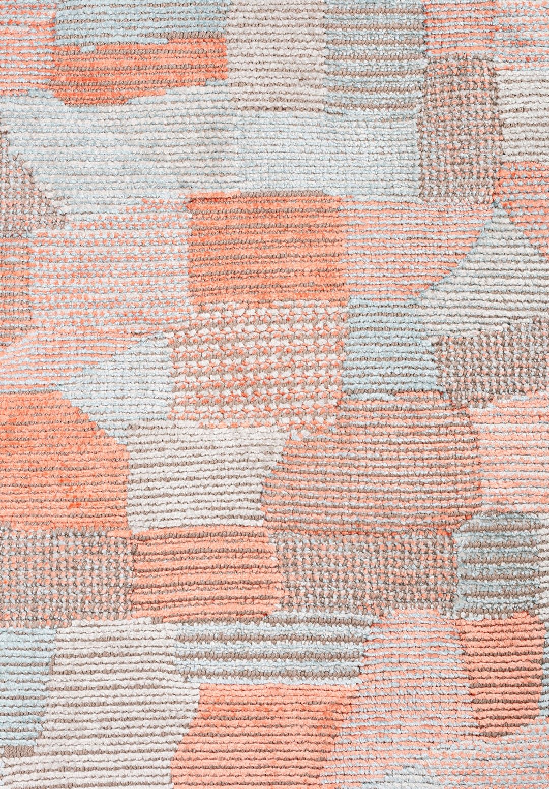 Dune Light Coral - Ice Blue Rug