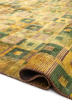 Lustre Yellow - Forest Green
