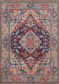 Alcasar Beige - Red Rug