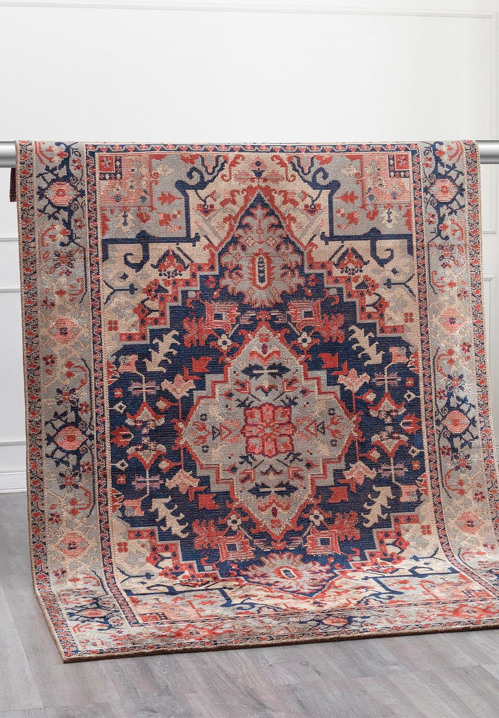 Alcasar Beige - Red Rug