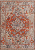 Alcasar Beige - Dark Terra Rug
