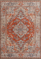 Alcasar Beige - Dark Terra Rug