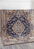 Alcasar Beige - Blue Rug