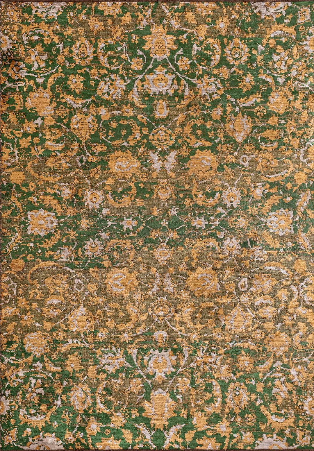 Ornella Gold - Forest Green Rug