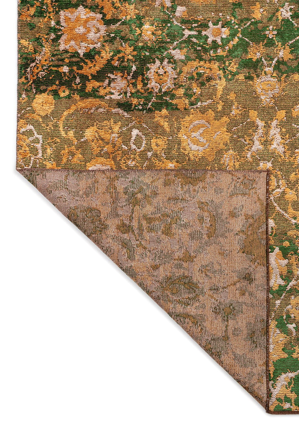 Ornella Gold - Forest Green Rug