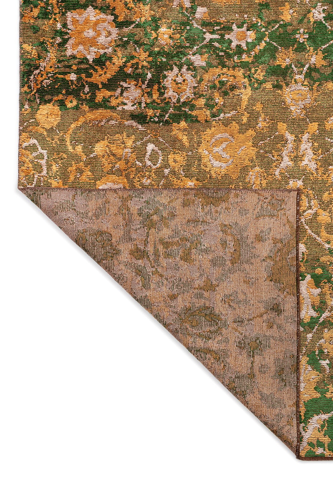 Ornella Gold - Forest Green Rug
