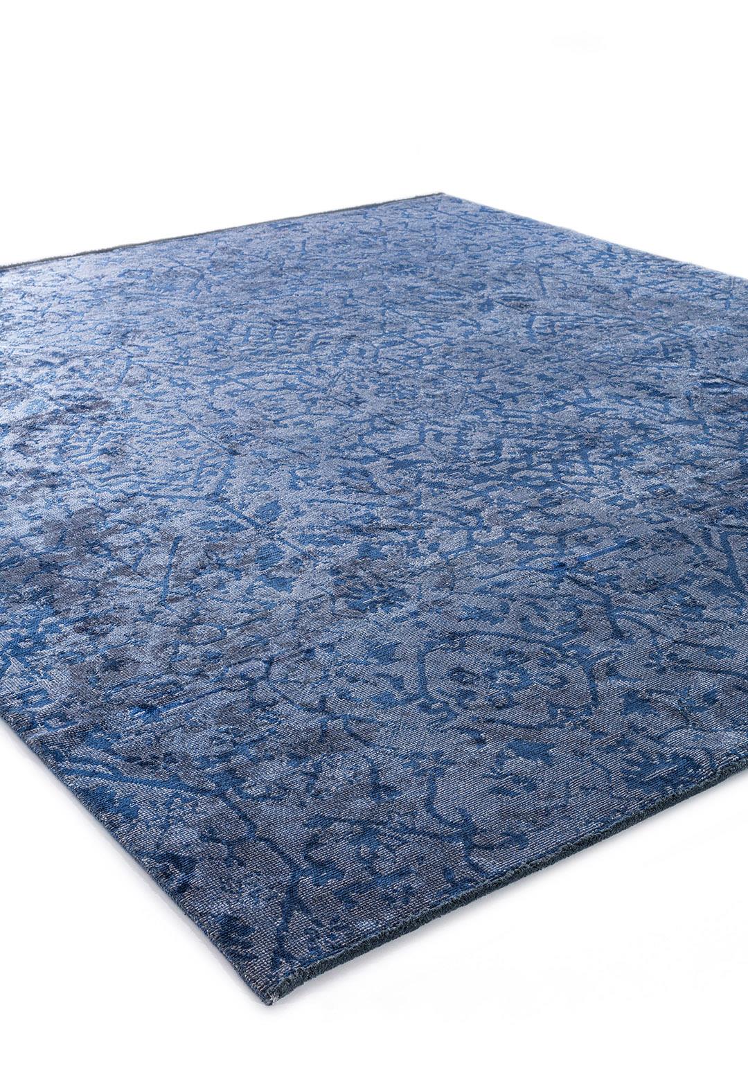 Fable Light Grey - Navy Blue Rug