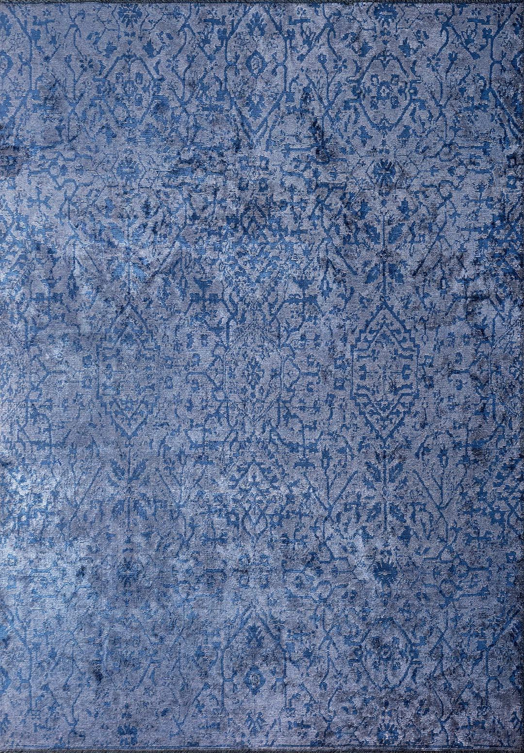 Fable Light Grey - Navy Blue Rug