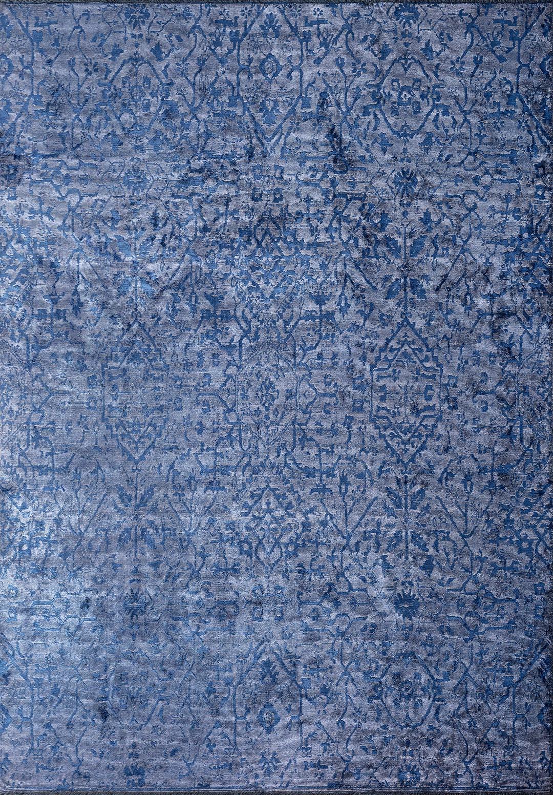 Fable Light Grey - Navy Blue Rug