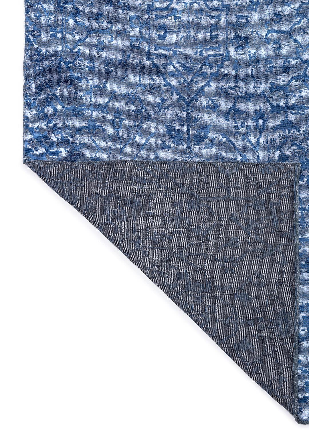 Fable Light Grey - Navy Blue Rug
