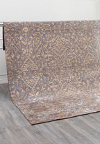 Fable Navy Blue - Beige Rug