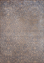 Fable Navy Blue - Beige Rug