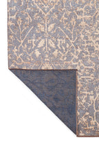 Fable Navy Blue - Beige Rug
