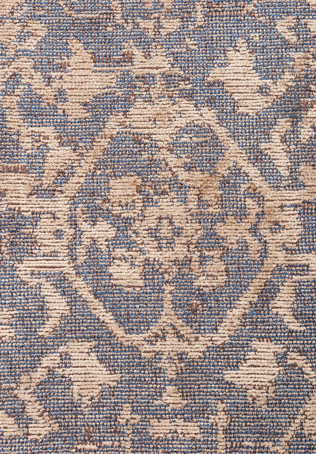 Fable Navy Blue - Beige Rug