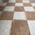 Fluffy Puzzle Tile Set - Teddy Cream