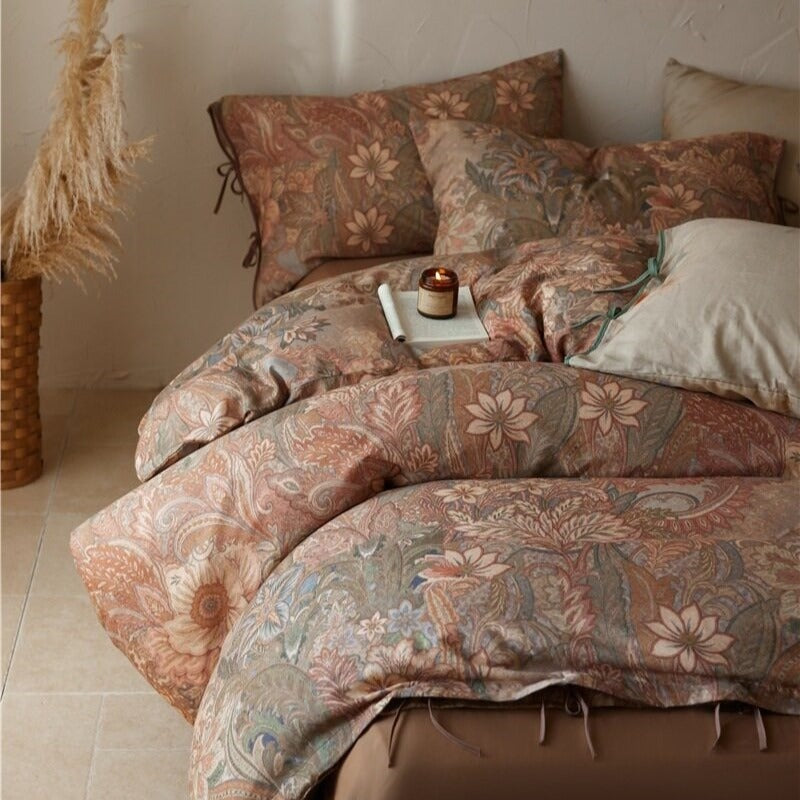 Rustic Paisley Meadow Bedding Set