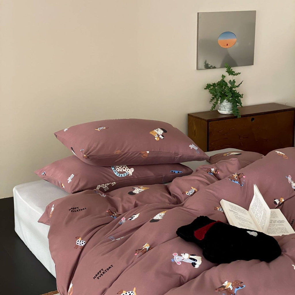 Happy Zoo Crew Bedding Set