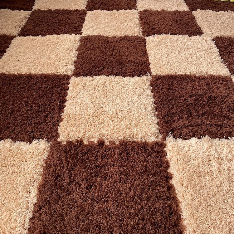 Fluffy Puzzle Tile Set - Warm Cocoa
