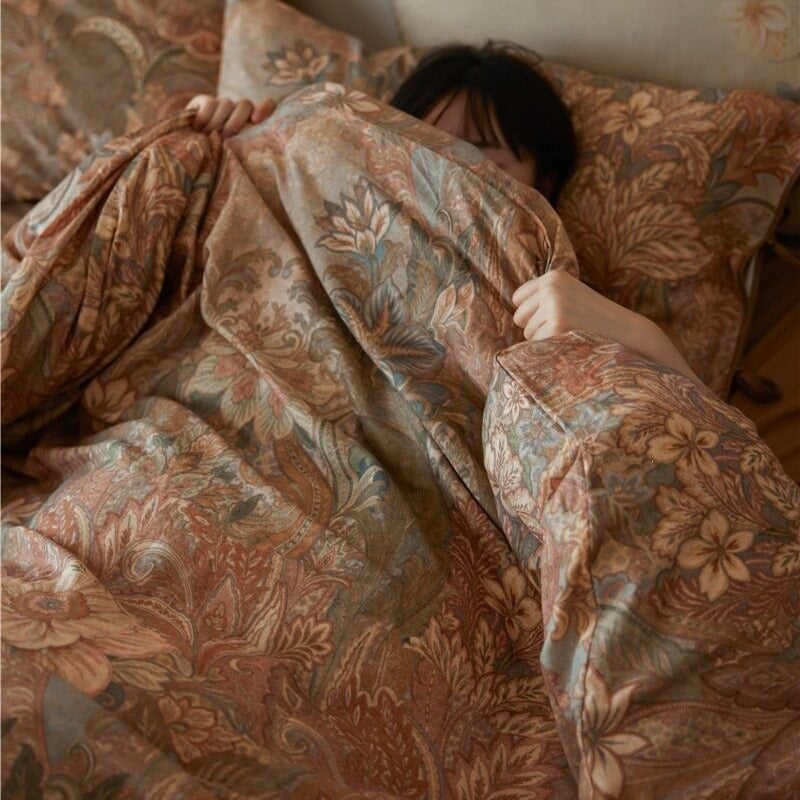 Rustic Paisley Meadow Bedding Set