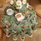 Spring Garden Round Tablecloth