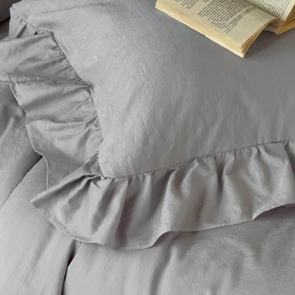 Parisian Misty Ruffle Bedding Set
