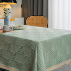 Vintage Geo Weave Tablecloth