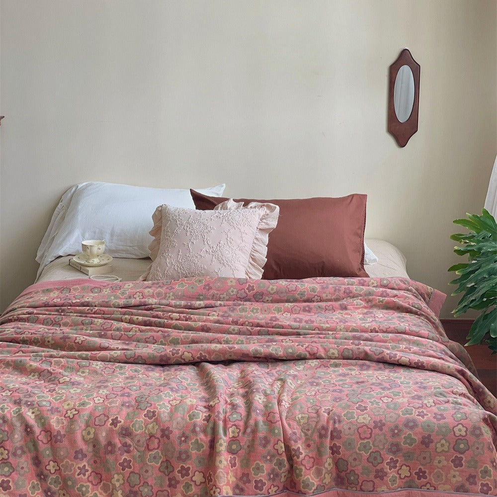 Barbie Garden Summer Quilted Blanket