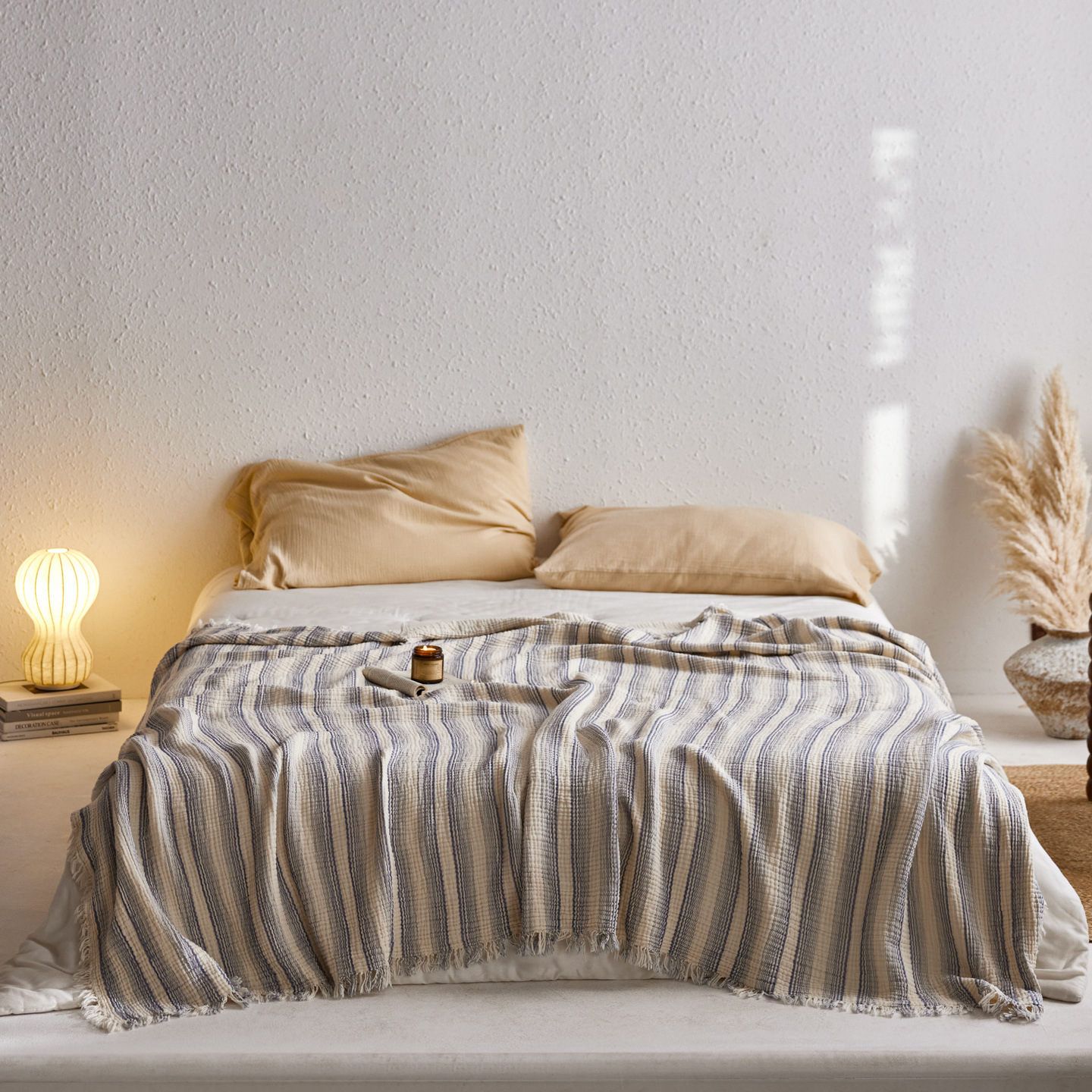 Woven Stripe Throw Blanket