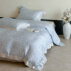 Azure Breeze Floral Bedding Set