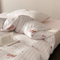 Kitty Stripe Dots Bedding Set
