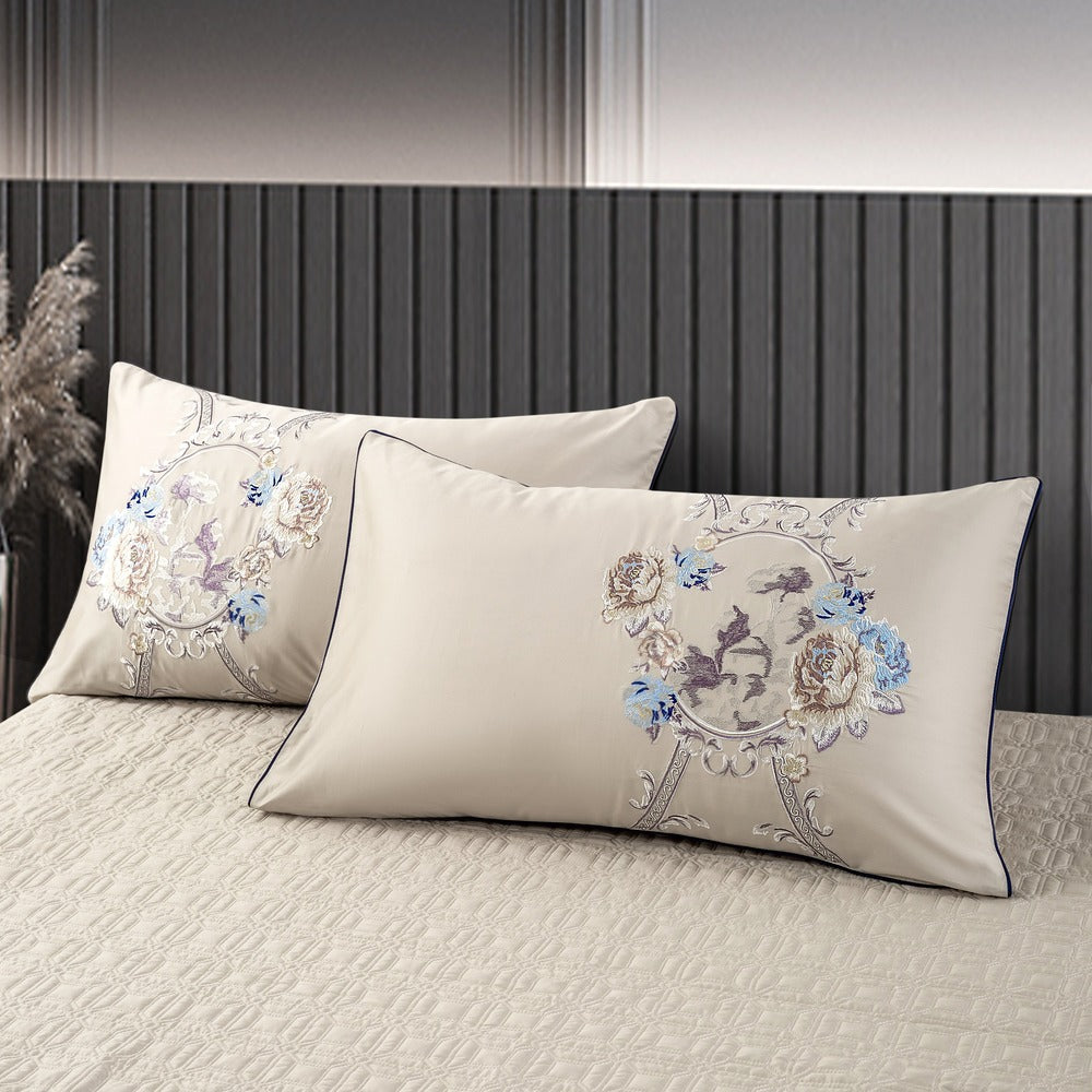 Gazaneya Oriental Jacquard Embroidered Luxury Bedding Set