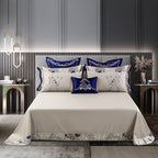 Gazaneya Oriental Jacquard Embroidered Luxury Bedding Set