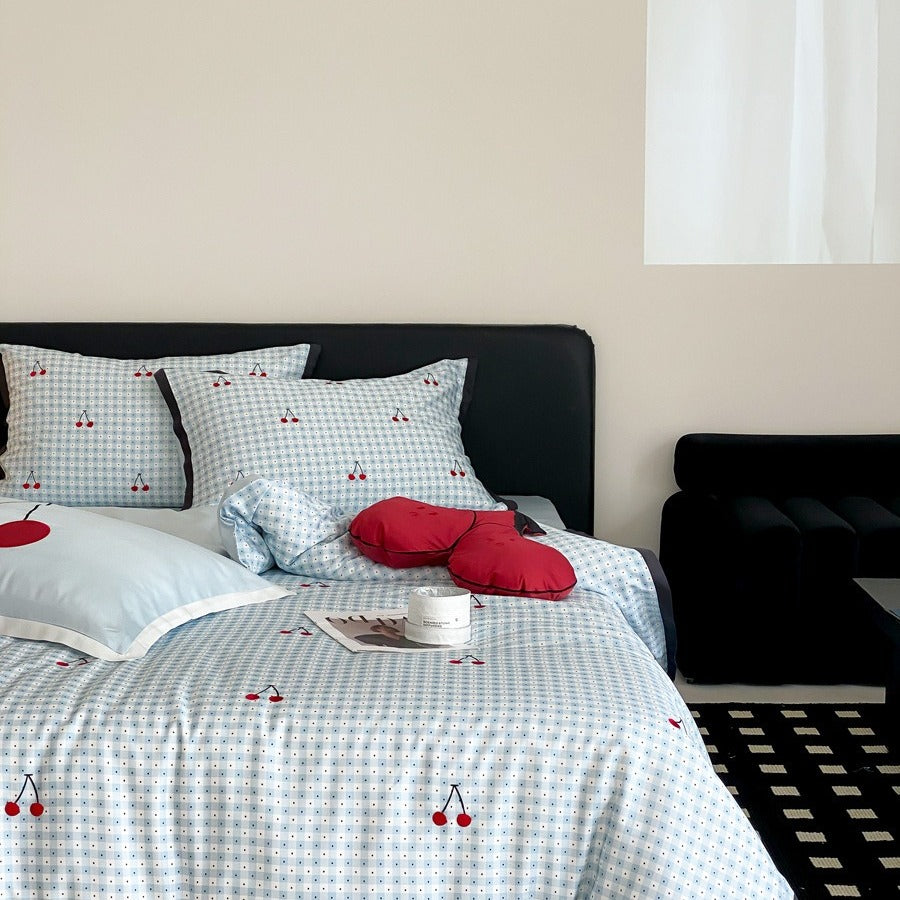 Cherry Soda Lyocell Bedding Set