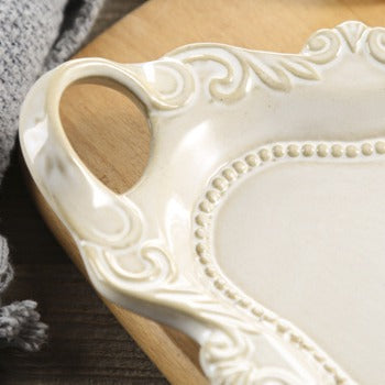 Royal Rococo Ceramic Plate