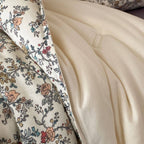 Vintage Meadow Summer Quilted Blanket