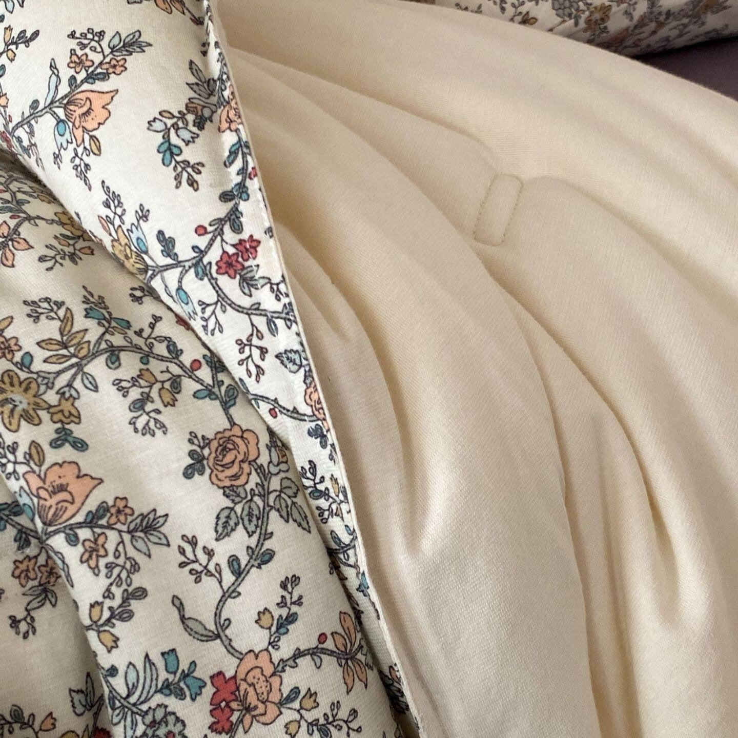 Vintage Meadow Summer Quilted Blanket