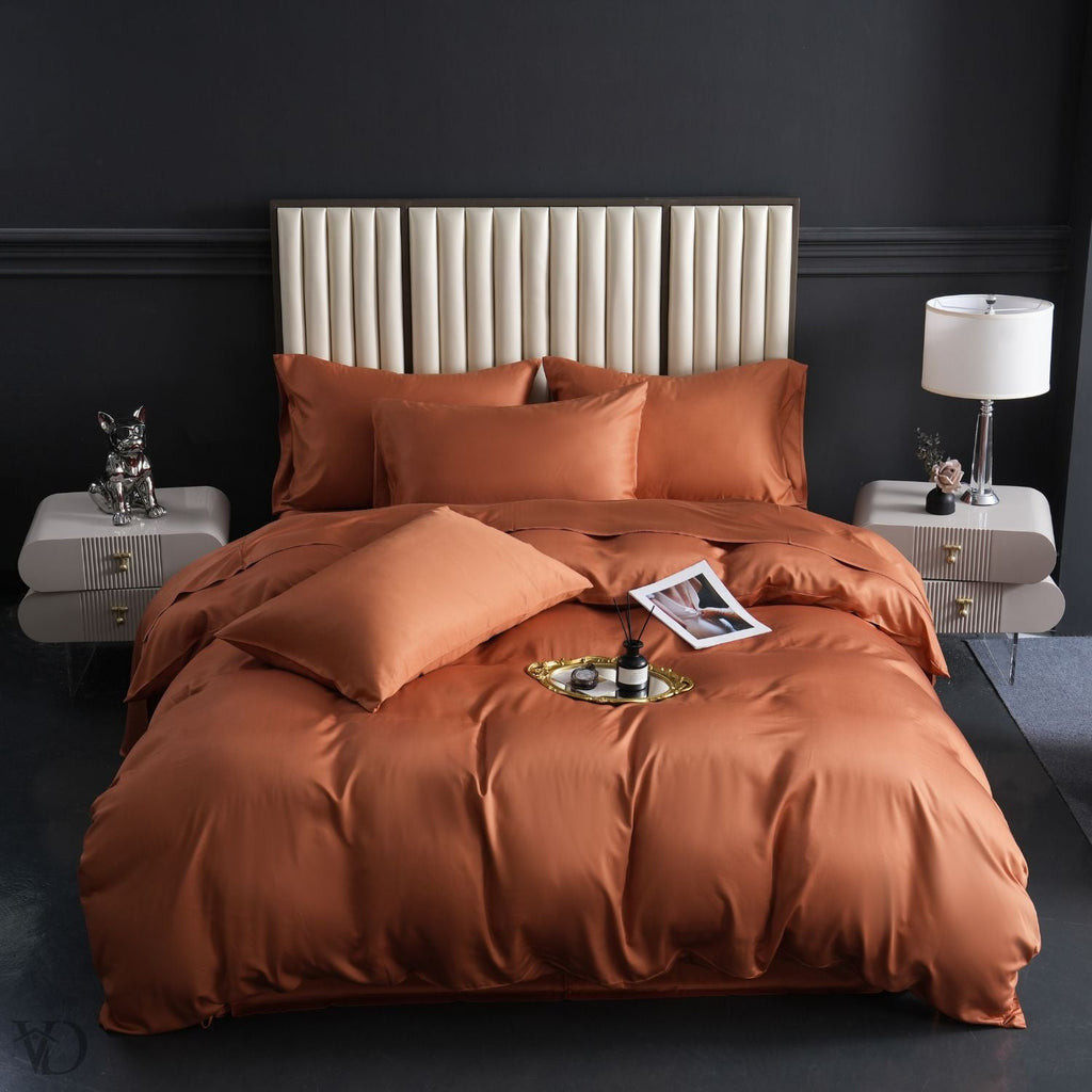 Green Dream Caramel Luxury Bamboo Bedding Set