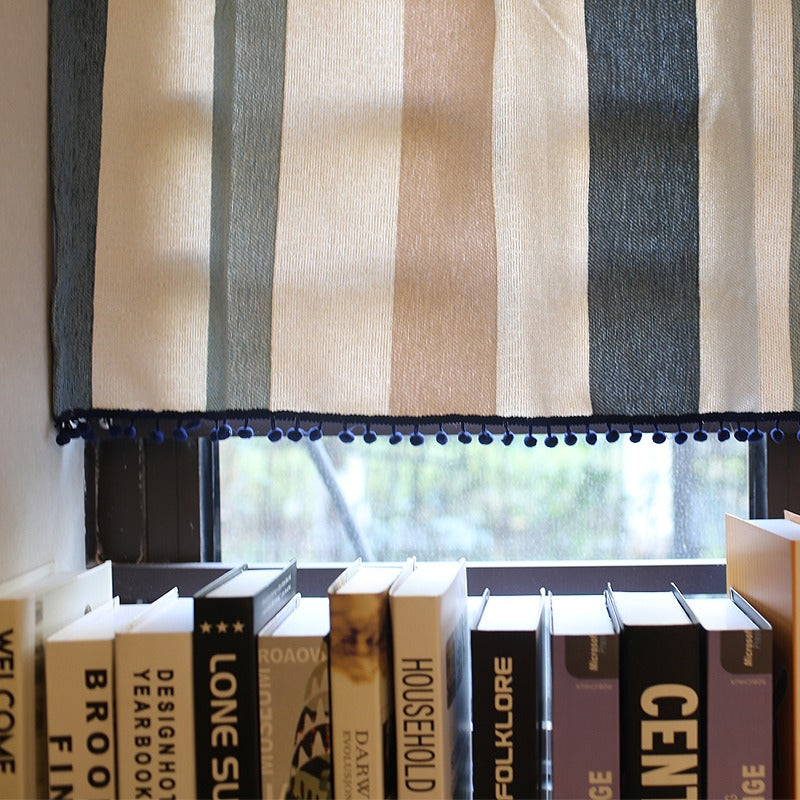 Calm Striped Cabinet Curtain - FINAL SALE