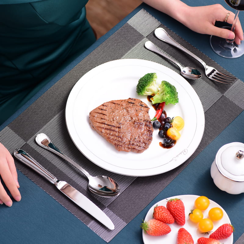 Selena Silver Luxury Stainless Steel Cutlery Set